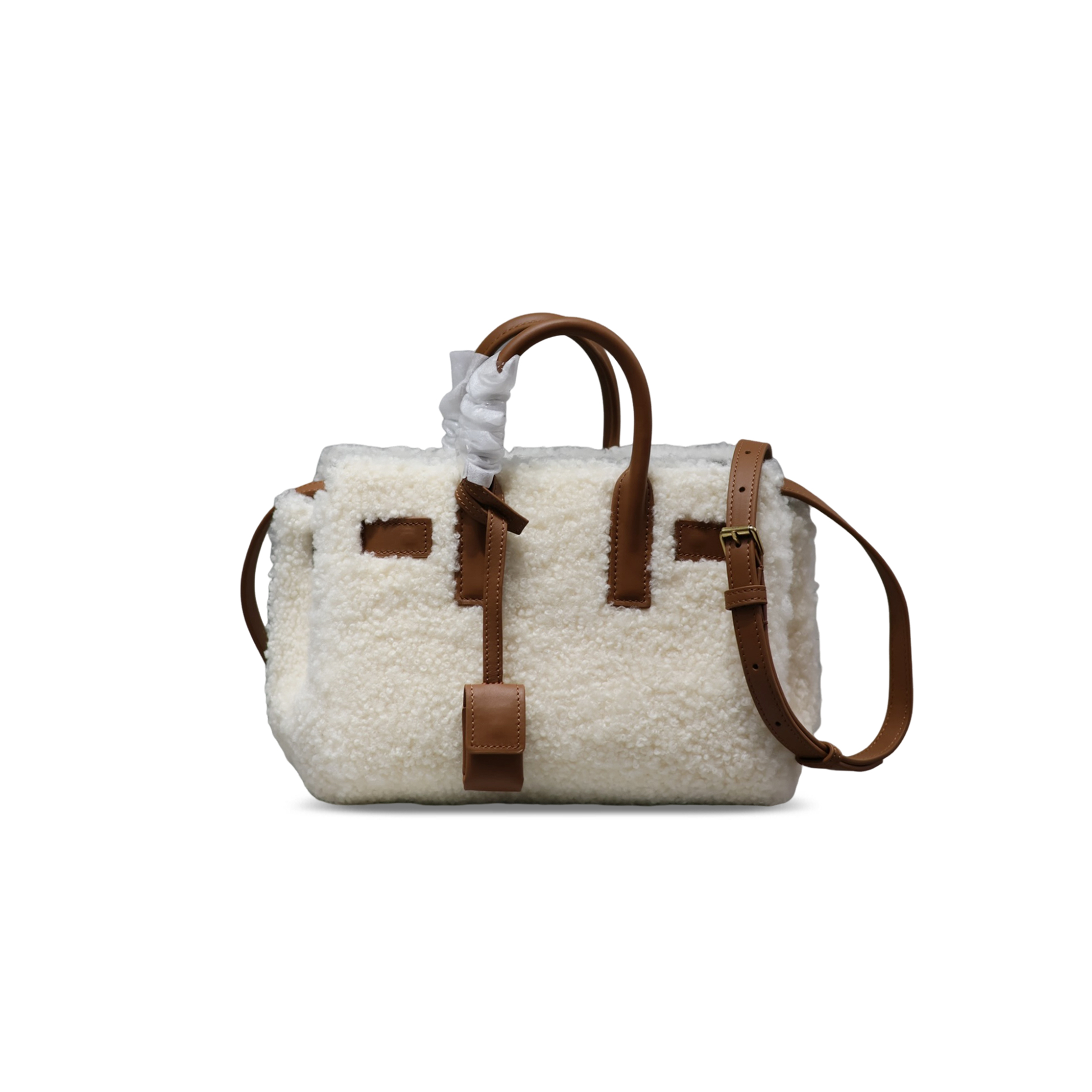 Y51 SAC DE JOUR IN SHEARLING - BABY 717439 (22*18*11cm)
